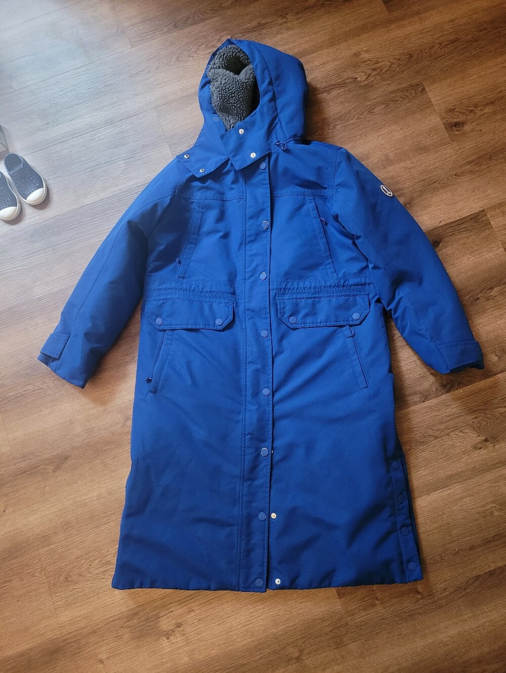 Lands End Womens Squall Waterproff Insulated Winter Stadium Maxi Coat